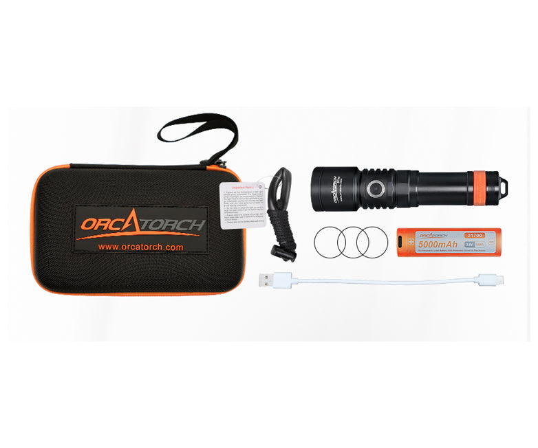 Orcatorch D710 Dive Light
